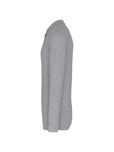 KARIBAN Polo piqué manches longues homme /api/colors/a37ac46b-201c-43db-9085-8f3a99c04b1c personnalisable