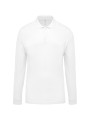 KARIBAN Polo piqué manches longues homme /api/colors/7a92cd2d-10d2-40b4-928b-296bb7487506 personnalisable