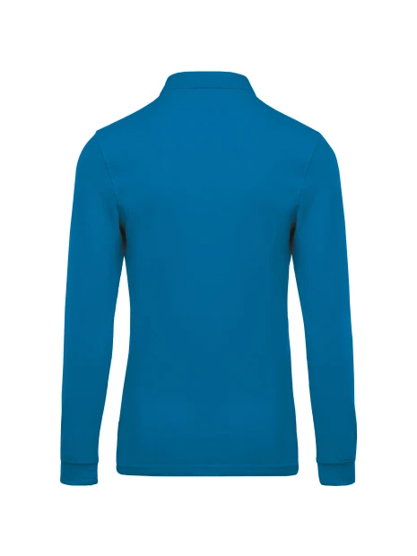 KARIBAN Polo piqué manches longues homme /api/colors/3848809b-00f3-4a7f-8b57-fc0187a98ade personnalisable