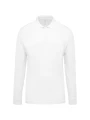 KARIBAN Polo piqué manches longues homme /api/colors/7a92cd2d-10d2-40b4-928b-296bb7487506 personnalisable