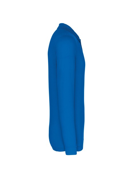 KARIBAN Polo piqué manches longues homme /api/colors/68572561-1214-42b1-b94c-44fb780d37b4 personnalisable