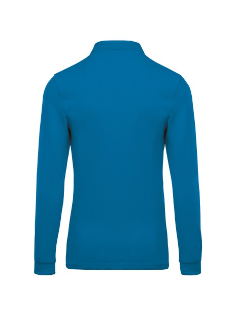 KARIBAN Polo piqué manches longues homme /api/colors/3848809b-00f3-4a7f-8b57-fc0187a98ade personnalisable