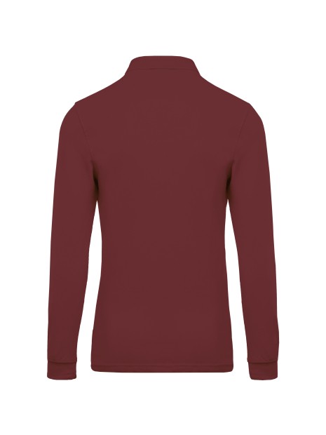 KARIBAN Polo piqué manches longues homme /api/colors/3f4410b9-f80f-412a-9aa8-9260cc84003d personnalisable