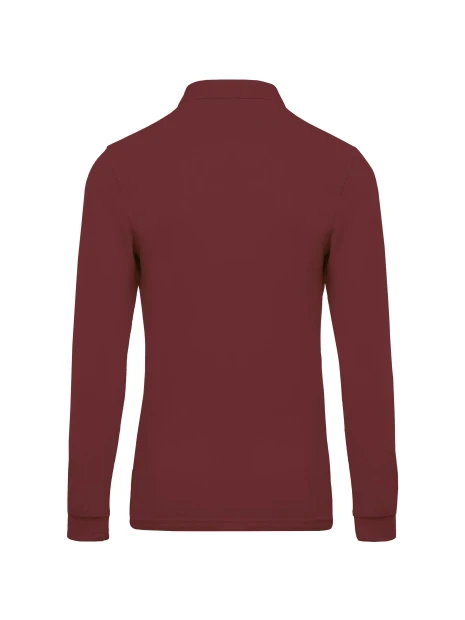 KARIBAN Polo piqué manches longues homme /api/colors/3f4410b9-f80f-412a-9aa8-9260cc84003d personnalisable