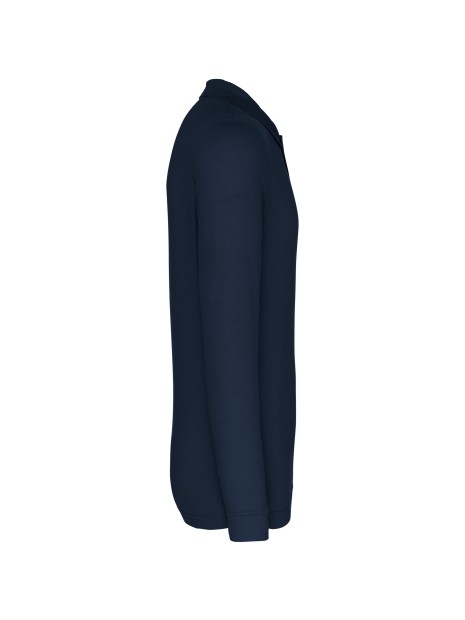 KARIBAN Polo piqué manches longues homme /api/colors/b68891a9-1d28-4f7a-8deb-775c45027afd personnalisable