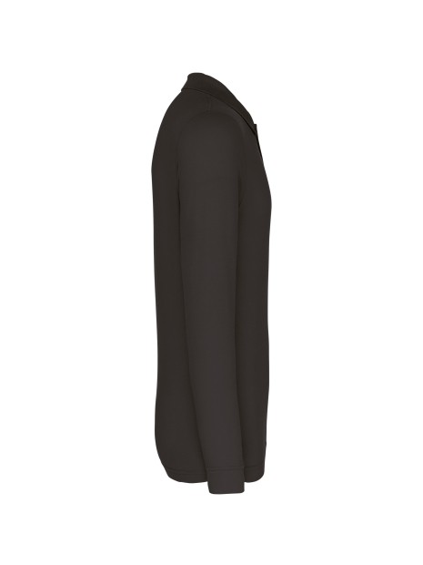 KARIBAN Polo piqué manches longues homme /api/colors/3664e9be-231a-44a8-bacd-707b001b474c personnalisable