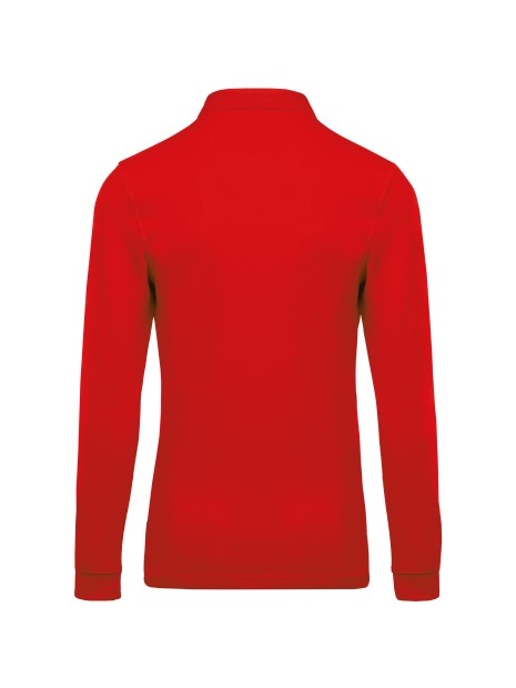 KARIBAN Polo piqué manches longues homme /api/colors/c953313a-9c9d-493b-934e-ddcf8fada2ae personnalisable