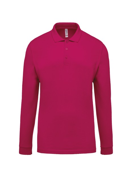 KARIBAN Polo piqué manches longues homme /api/colors/0327c765-dd20-409c-911d-31f7a9b4c2f5 personnalisable