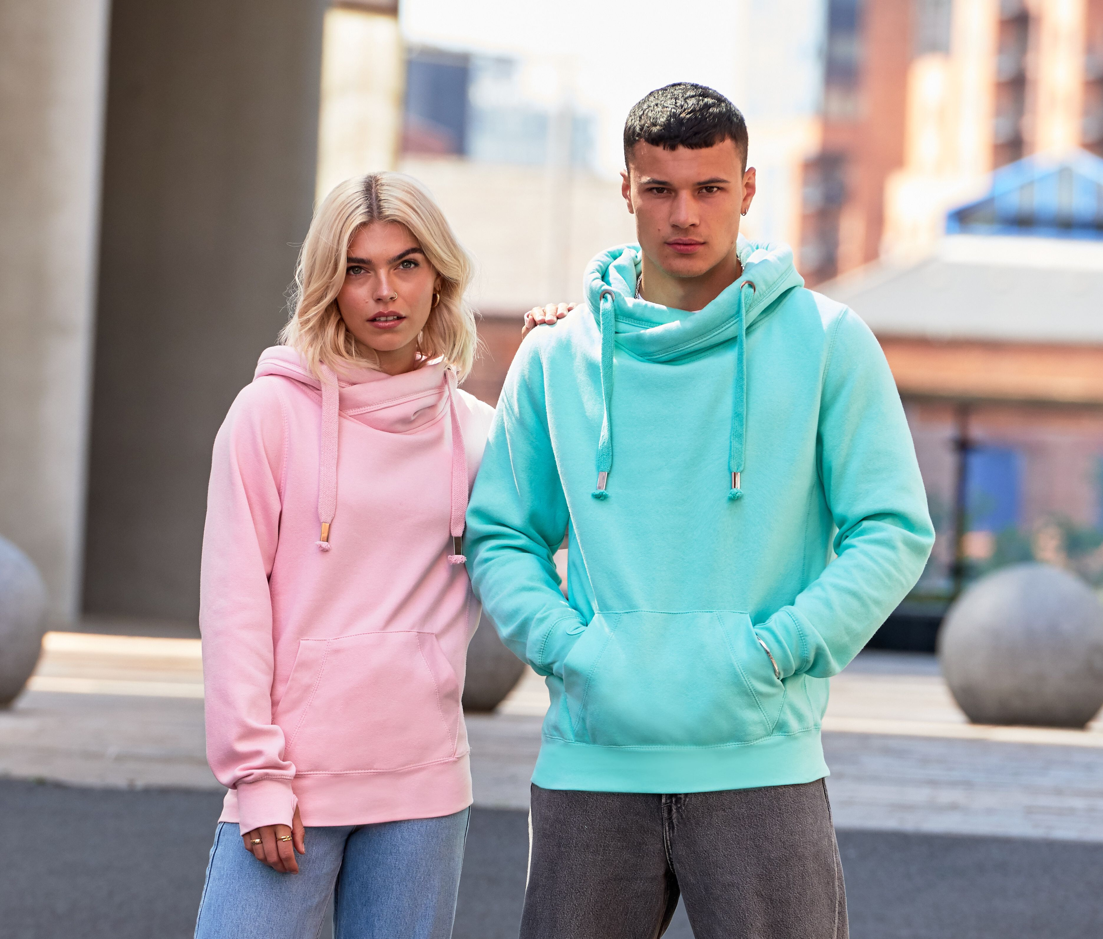 Sweat-shirts personnalisable AWDIS CROSS NECK HOODIE