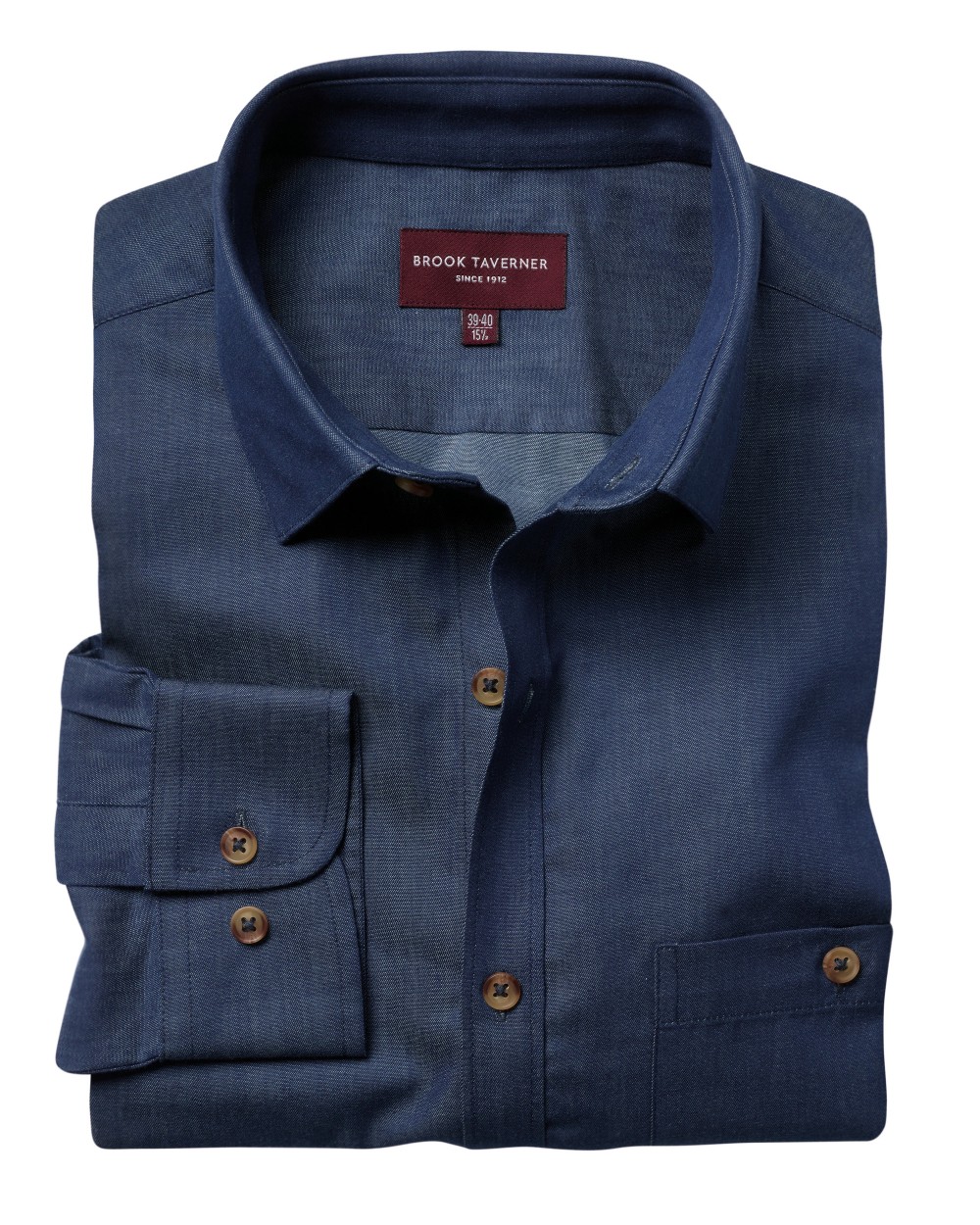 Hemden BROOK TAVERNER Overhemd Jasper voor bedrukking &amp; borduring