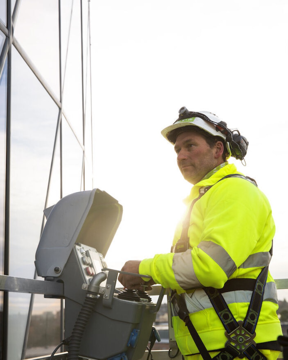 Sweaters & hoodies JOBMAN 5172 Hi-Vis Sweatshirt Jacket voor bedrukking &amp; borduring