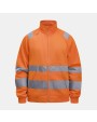 Sweat-shirts personnalisable JOBMAN 5172 Sweatshirt zippé Hi-Vis