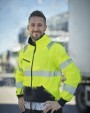 Jassen JOBMAN 1190 Hi-Vis Windblocker Jacket voor bedrukking &amp; borduring