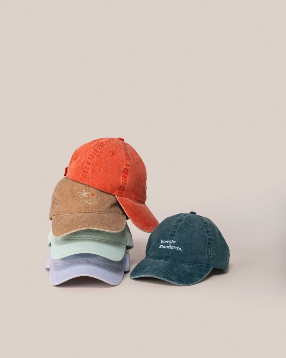 Casquettes personnalisable NATIVE SPIRIT Casquette écoresponsable délavée unisexe