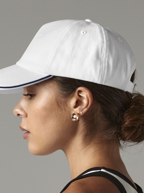 Casquettes à personnaliser BEECHFIELD AUTHENTIC 5 PANEL CAP - PIPED PEAK 