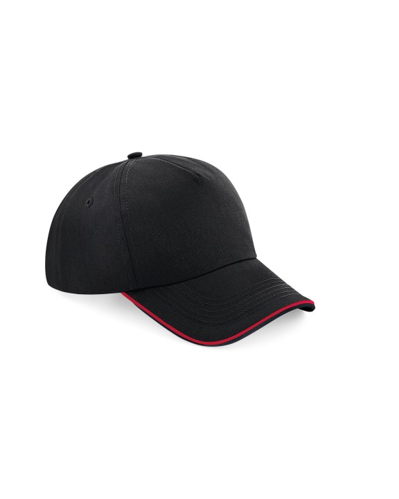 BEECHFIELD AUTHENTIC 5 PANEL CAP - PIPED PEAK Kappen personalisierbar