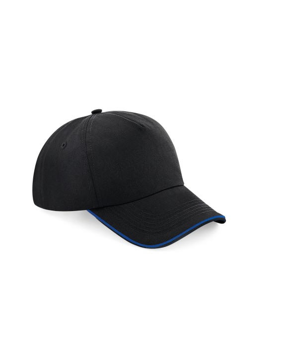 BEECHFIELD AUTHENTIC 5 PANEL CAP - PIPED PEAK Kappen personalisierbar