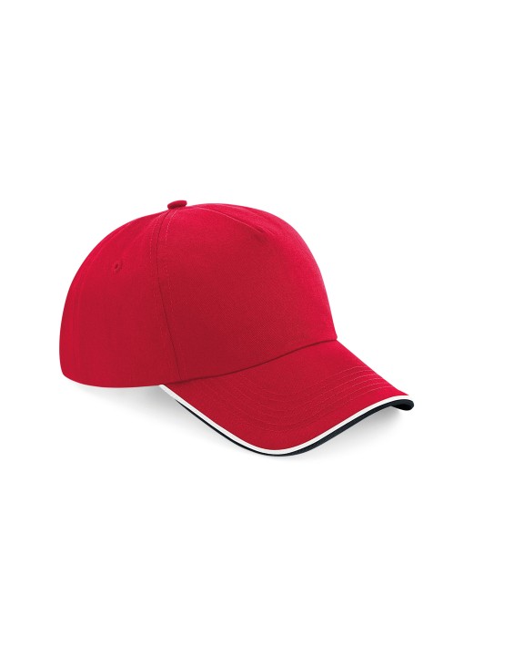 BEECHFIELD AUTHENTIC 5 PANEL CAP - PIPED PEAK Kappen personalisierbar