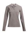 Polo's PROMODORO WOMEN’S LONG SLEEVE HEAVY POLO SHIRT voor bedrukking &amp; borduring