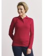Polo's PROMODORO WOMEN’S LONG SLEEVE HEAVY POLO SHIRT voor bedrukking &amp; borduring