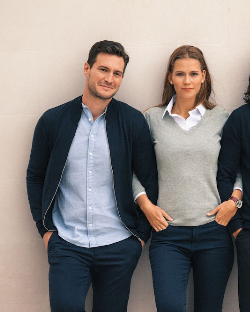 Truien JAMES-HARVEST Ashland V 
Gebreide Sweater Dames voor bedrukking &amp; borduring