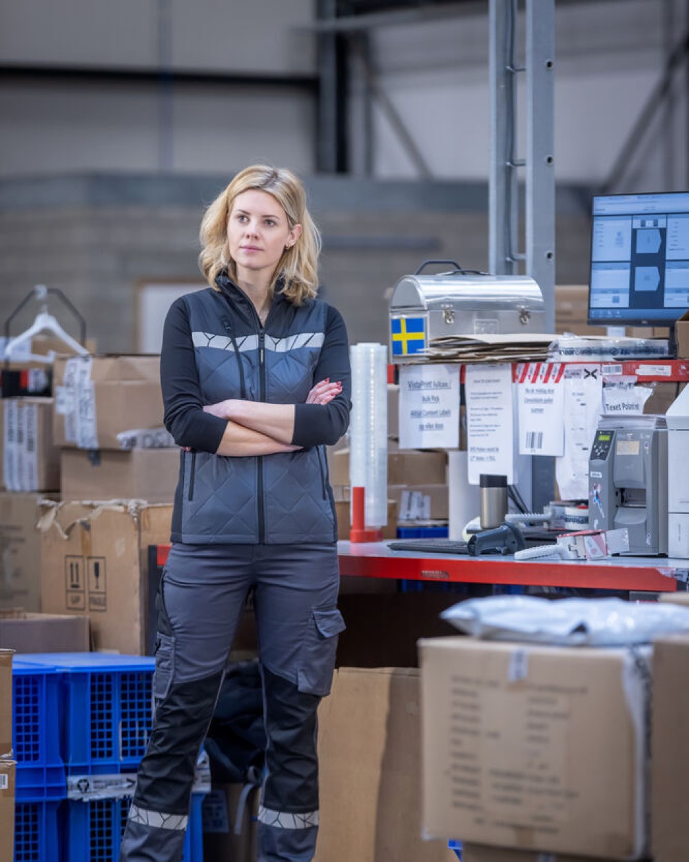 PROJOB 7701 DAMEN WESTE 9910-HOCHTSICHTBAR Jacken personalisierbar