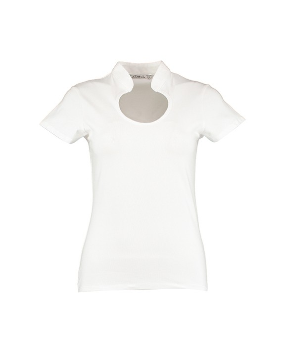 T-Shirts personnalisable KUSTOM KIT Regular Fit Keyhole Neck Top