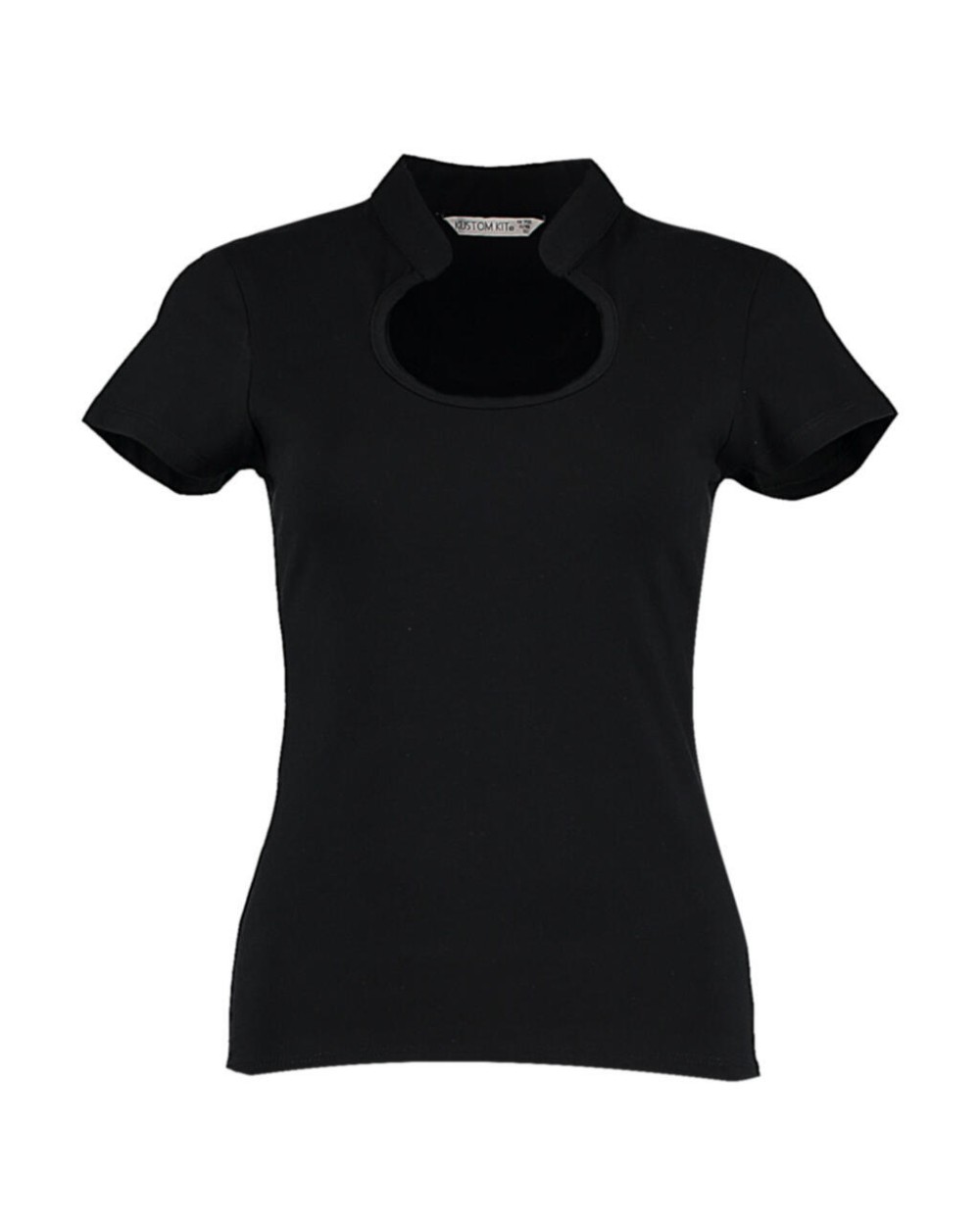 T-Shirts personnalisable KUSTOM KIT Regular Fit Keyhole Neck Top