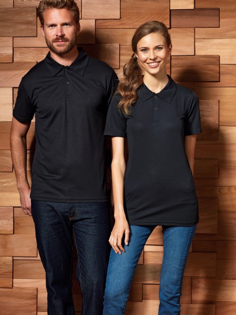 Polos à personnaliser PREMIER Polo boutons pression Coolchecker 