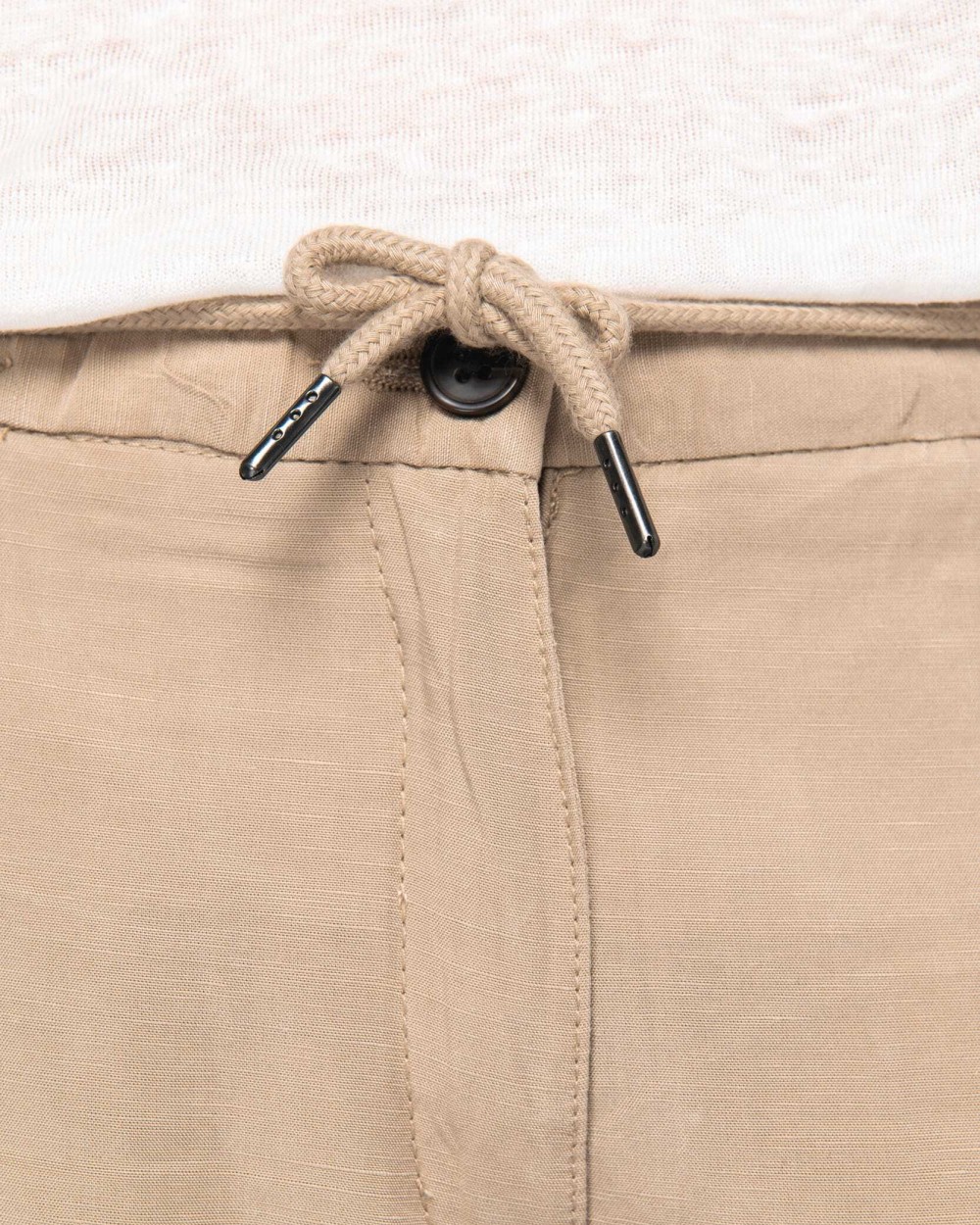 Bermuda's & Shorts NATIVE SPIRIT Damesbermuda Lyocell TENCEL™ voor bedrukking &amp; borduring