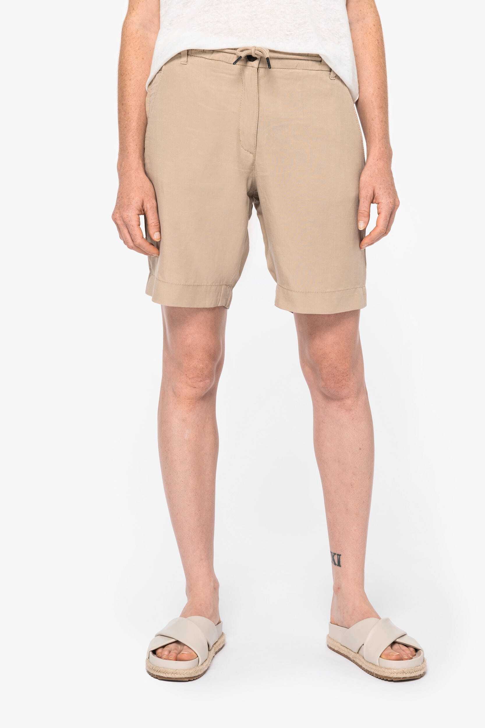 Bermudas & Shorts personnalisable NATIVE SPIRIT Bermuda en lyocell et lin femme