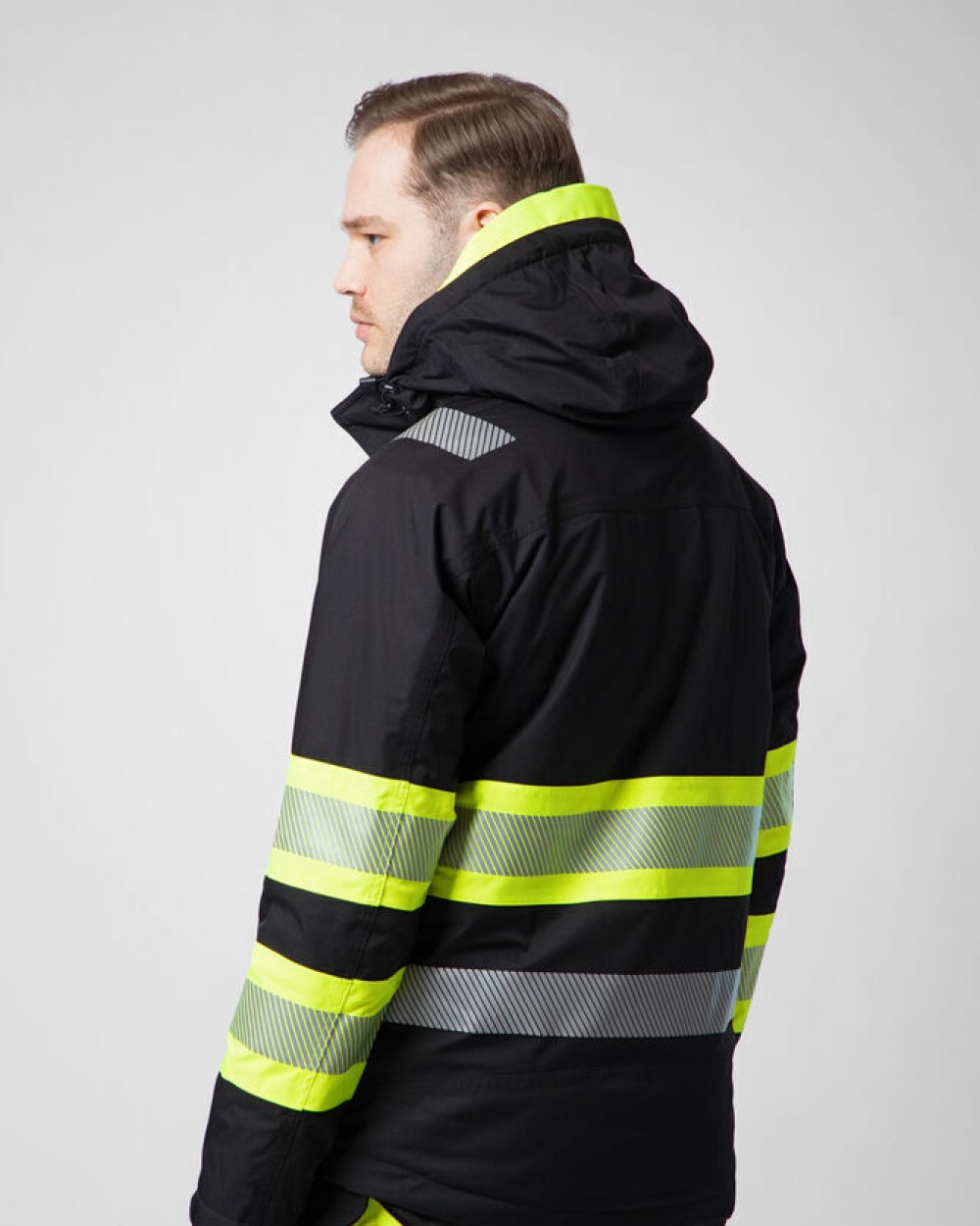 Jassen PROJOB 6446 GEVOERDE SIGNALISATIEJAS EN ISO 20471 KLASSE 1 voor bedrukking &amp; borduring