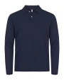 CLIQUE Stretch Premium Polo L/S Poloshirts personalisierbar