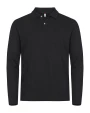CLIQUE Stretch Premium Polo L/S Poloshirts personalisierbar