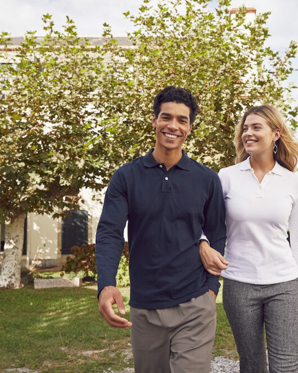 Polo's CLIQUE Stretch Premium Polo L/S voor bedrukking &amp; borduring