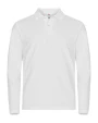 Polo's CLIQUE Stretch Premium Polo L/S voor bedrukking &amp; borduring