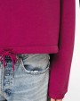 NATIVE SPIRIT Umweltfreundliches cropped Oversize Damen Sweatshirt mit Rundhalsausschnitt Sweatshirts personalisierbar