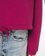 Sweaters & hoodies NATIVE SPIRIT Ecologische cropped damessweater met ronde hals voor bedrukking &amp; borduring