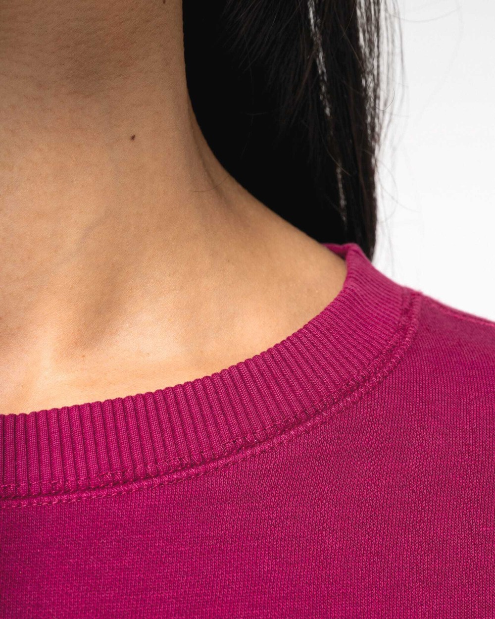 Sweaters & hoodies NATIVE SPIRIT Ecologische cropped damessweater met ronde hals voor bedrukking &amp; borduring