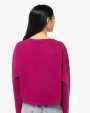 Sweaters & hoodies NATIVE SPIRIT Ecologische cropped damessweater met ronde hals voor bedrukking &amp; borduring
