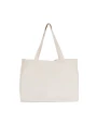 KIMOOD Große Shopping-Tasche aus Baumwoll-Canvas Taschen personalisierbar