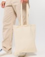 Tassen & Zakken NEWGEN COTTON LARGE HANDLE BASIC SHOPPER voor bedrukking &amp; borduring