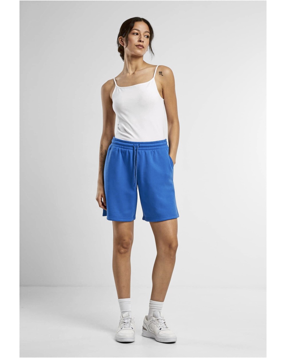 Bermuda's & Shorts BUILD YOUR BRAND Women’s basic sweat shorts voor bedrukking &amp; borduring