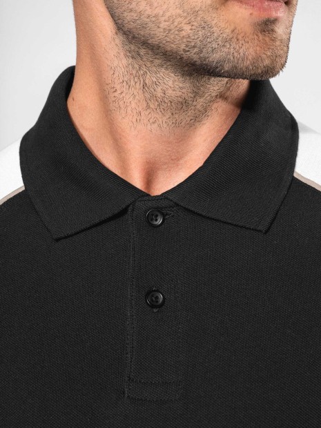 Polos à personnaliser KARIBAN Polo baseball manches courtes 