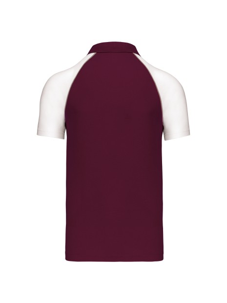 KARIBAN Polo baseball manches courtes /api/colors/aeb820eb-5705-4775-a329-20944d5c25b8 personnalisable