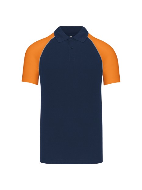 KARIBAN Polo baseball manches courtes /api/colors/3b32ee91-14b1-49a1-a367-9c9bd1738c26 personnalisable
