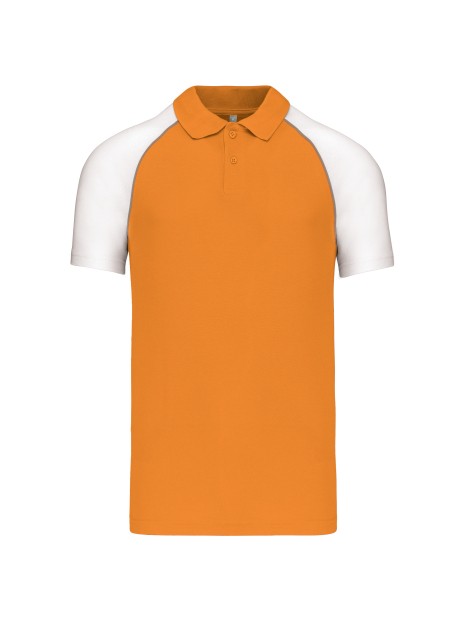KARIBAN Polo baseball manches courtes /api/colors/141fcc8d-c1f3-46fd-852f-78285a6322ae personnalisable