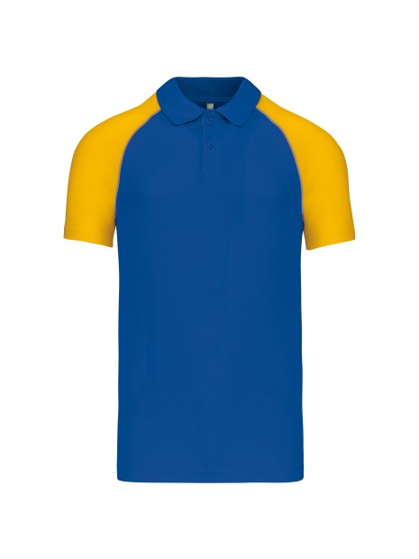KARIBAN Polo baseball manches courtes /api/colors/4db825f7-c8dd-40a2-bcc6-d31c66051bc7 personnalisable
