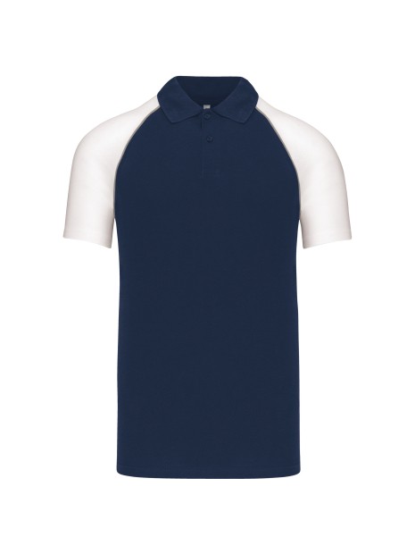 KARIBAN Polo baseball manches courtes /api/colors/ac3617f1-55b6-4cce-bc08-bb5c08d2e5bf personnalisable