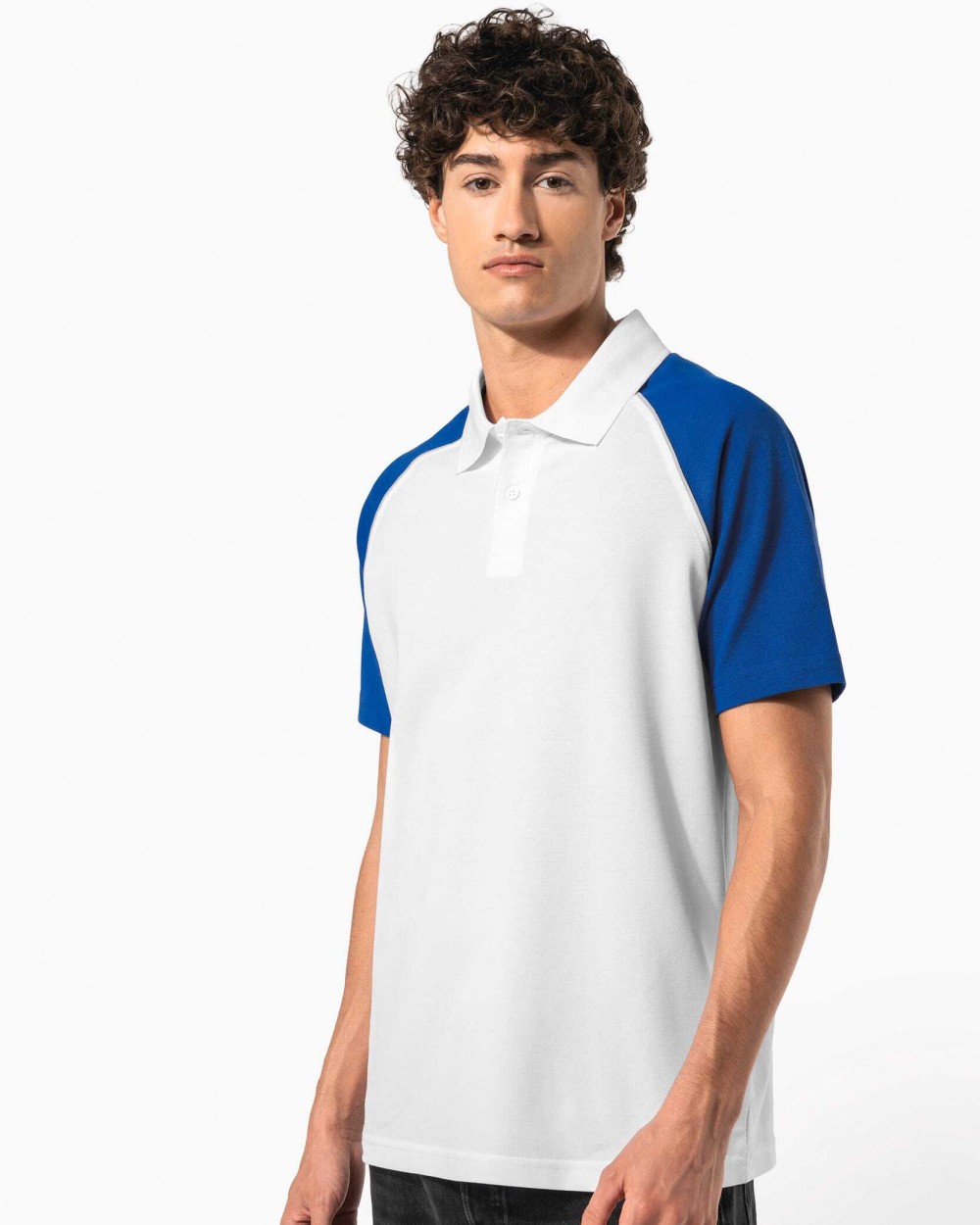 Polos personnalisable KARIBAN Polo baseball manches courtes